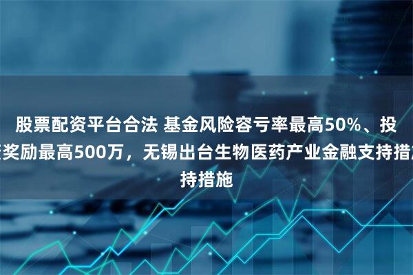 股票配资平台合法 基金风险容亏率最高50%、投资奖励最高500万，无锡出台生物医药产业金融支持措施